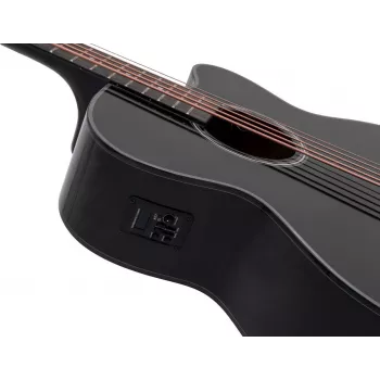 DIMAVERY AB-455 Chitară bas acustică cu 5 corzi, negru 26224015
