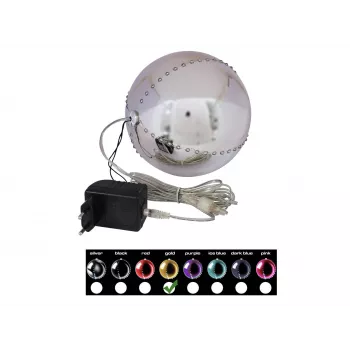 EUROPALMS LED Snowball 15cm, auriu 83501245
