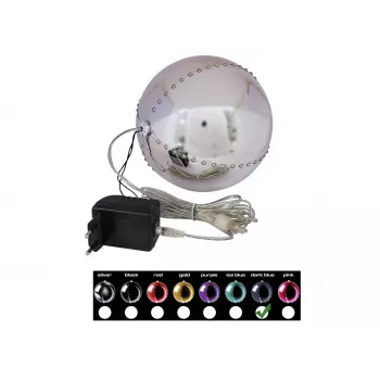 EUROPALMS LED Snowball 15cm, albastru închis 83501247