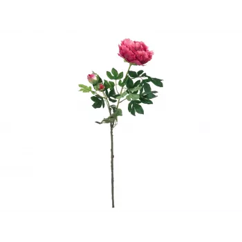 EUROPALMS Premium ramură de bujor plantă artificială, magenta, 100cm 82530221