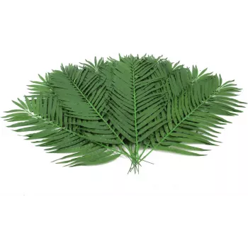 EUROPALMS frunze artificiale de palmier cocotier, 90 cm, 12 bucăți, verde 82509896