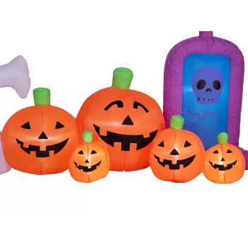 EUROPALMS Fantomă gonflabilă de Halloween cu dovleci, 244cm (83316154)