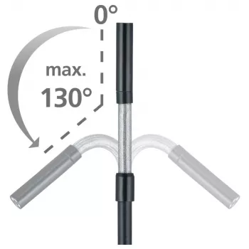 Laserliner ArcView cameră de inspecție cu sondă flexibilă de 9 mm, 640 x 480 pixeli, câmp vizual 67°, lungime 100 cm, negru/alb 082.214A