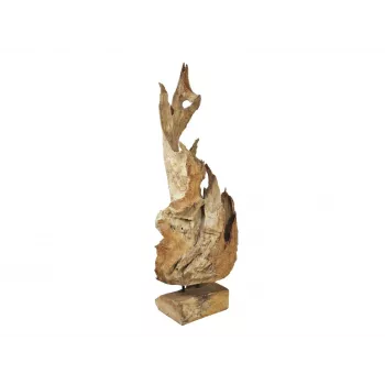 EUROPALMS Sculptură din rădăcină de teak naturală 160cm 83200185