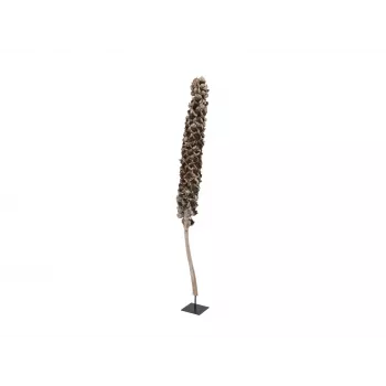 Palmier cocotier artificial EUROPALMS Cacho Coco, 120-190 cm, trunchi din lemn natural, 12 frunze, interior 83502349