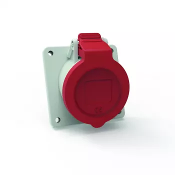 Bals 127571 angled panel-mounted socket, 16 A, 5-pole, 400 V, 6h