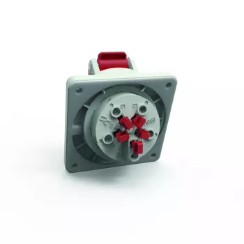 Bals 127571 angled panel-mounted socket, 16 A, 5-pole, 400 V, 6h