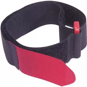 Legătură de cablu cu arici 25x480 mm, neagră, 10 bucăți, reutilizabilă 30006040