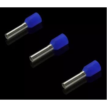 Rittal 4050779 Insulated Wire End Ferrule 2.5 mm² Blue (Pack of 500)