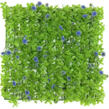 EUROPALMS Covor artificial de buxus, verde-violet, 25x25 cm 82600088