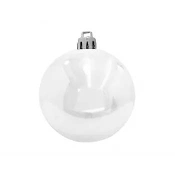 Set de mingi decorative EUROPALMS 10 cm, alb, 4 bucăți 83501264