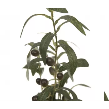 Măslin artificial EUROPALMS, 68 cm, frunze verzi, ghiveci negru 82506421