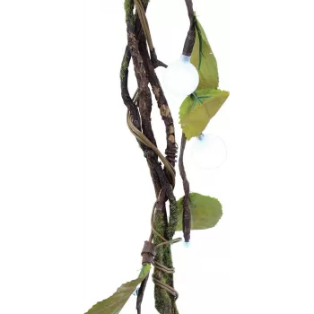 Ghirlandă EUROPALMS cu mirt de turbă și LED-uri, albă, 180 cm 83330308