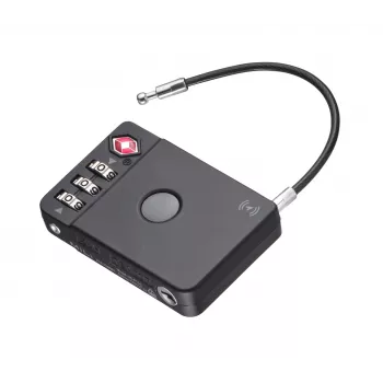 Lacăt TSA cu combinație pentru bagaje TROIKA TRACK & FIND LOCK (LOK26/BK) – negru