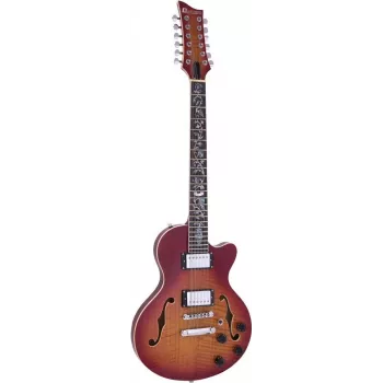 Chitară electrică DIMAVERY LP-612, Flamed Sunburst 26215180