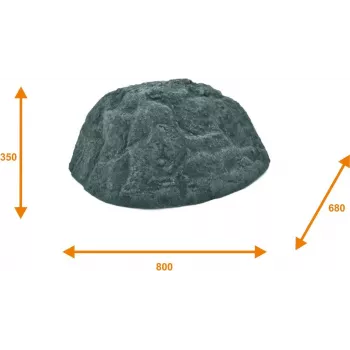 Stâncă decorativă EUROPALMS Vulcano, fibră de sticlă, multicoloră 83313231