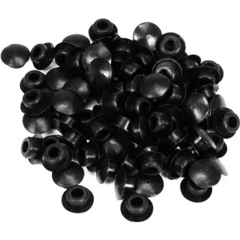 Capac de etanșare din silicon 8,5 mm negru, 100 buc. 60112480