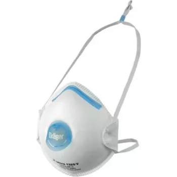 Mască respiratorie de protecție împotriva particulelor Dräger X-plore 1320 FFP2 V NRD cu valvă (pachet de 10) (3951214)