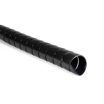 Tub spiralat HellermannTyton SPF-50-PP-BK, polipropilenă, negru, 25 m 162-20500