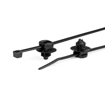 Colier de cablu din poliamidă negru HellermannTyton T30LRFT6, 260 mm x 3,3 mm, pachet de 500 150-77932