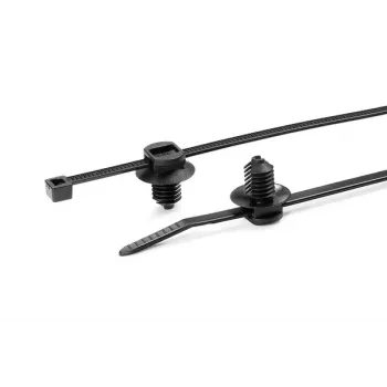 HellermannTyton T30LFT6LG Colier de cablu din poliamidă negru 150mm x 3,6mm, 500 buc. 150-31097
