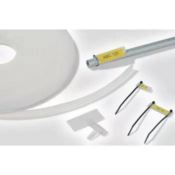 HellermannTyton HC12-52-PEUV-CL Tub termocontractabil, 2:1, transparent, diametru interior livrat 12,7 mm, lungime 1,2 m, 50 buc.