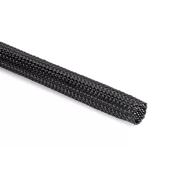 HellermannTyton HEGP25-PET-BK Tub împletit, poliester, negru, 18-34 mm, 50 m 170-12500