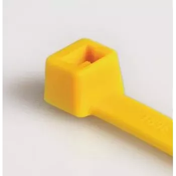 HellermannTyton T80R-N66-YE-C1 Colier de cablu standard, 210 x 4,6 mm, galben, 100 buc. 116-08014
