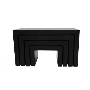 Set de masă decorativ ușor EUROPALMS, negru (83011897)