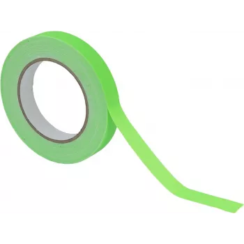 Bandă gaffer 19mm x 25m verde neon UV-activ 30005482