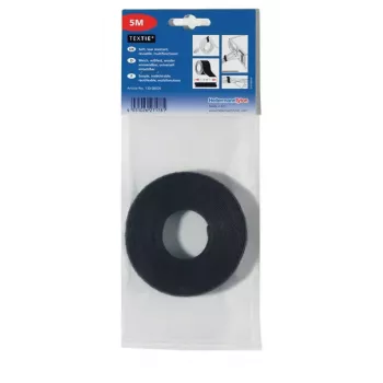 Colier de cablu cu scai HellermannTyton 1m x 12,5mm negru (130-00008)