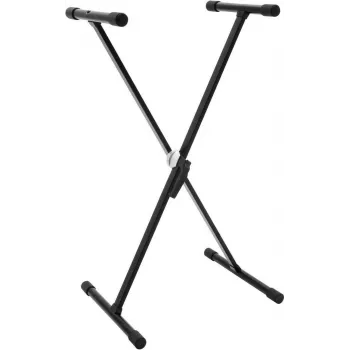 Dimavery SVT-1 Keyboard Stand X-Frame Clamp Lock Height Adjustable 20 kg Load Black