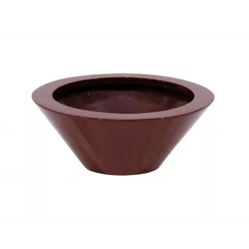 Bol decorativ EUROPALMS Leichtsin Bowl-15, roșu lucios 83011823