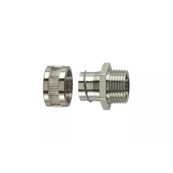 HellermannTyton SC40-FM-M40 Nickel-Plated Brass Connection Fitting M40 for 40mm SC Conduit