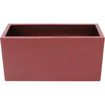 Cub decorativ EUROPALMS Leichtsin Cube-50, roșu, lucios, din polistiren, 50 cm 83011873