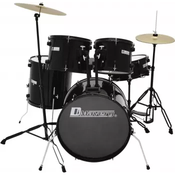 DIMAVERY DS-200 Drum Set, Black 26001360