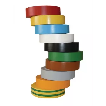 Set de manșoane de marcare din PVC HellermannTyton Helagrip, 10 role, diametru interior 15 mm, lungime 10 m, multicolor (10 culori) 710-00146