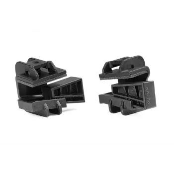 HellermannTyton 151-01188 Black Polyamide Screw Mount Cable Tie Base, 28.6 mm, 200 pcs
