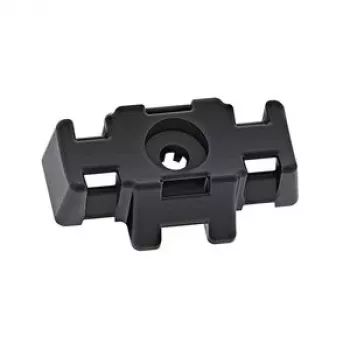 HellermannTyton S3SB15CBM8-PA6GF30-BK Screw Mount Cable Tie Base, Black, M8, PA6GF30, 1 pc 151-01010