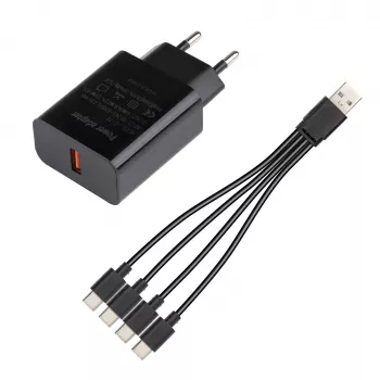 Cablu de încărcare USB cu 4 căi Midland Albrecht pentru Albrecht Multicom 2 (29935)