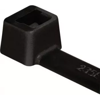 Colier de cablu negru rezistent la căldură HellermannTyton T18R-HS-BK-C1 100 x 2,5 mm, pachet de 100 111-01950