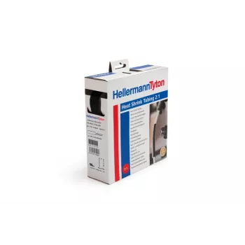 HellermannTyton 300-30120 Heat Shrink Tubing, Black