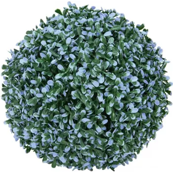 Minge decorativă din iarbă artificială EUROPALMS, albastră, 22cm 82606975