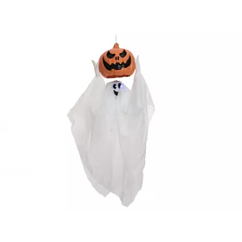 Dovleac fantomă de Halloween animat EUROPALMS, 110cm 83316173