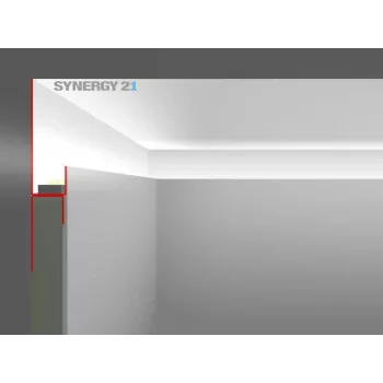 Profil LED SYNERGY21, 200cm, tablă de zinc, tip B40 S21-LED-PR00140