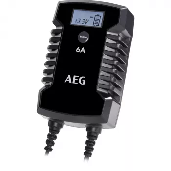 Încărcător de baterii auto AEG LD6 10617, 6V/12V 3A/6A, cu afișaj LCD