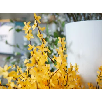 Tufă artificială de forsythia EUROPALMS, 60cm 82505629