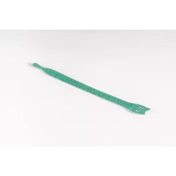HellermannTyton TEXTIE-M Hook and Loop Cable Tie 200mm x 12.5mm Green (10 Pack) 130-00017