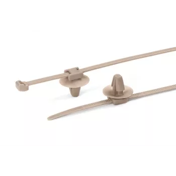 HellermannTyton 156-01091 PT2AP2SFT6.5-PEEK-BGE Cable Tie 145 mm 3.4 mm Beige (1 pc)