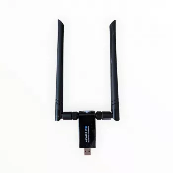 Stick USB WLAN ALLNET Wireless AX 1800Mbit USB 3.0 Dongle ALL-WA1800AX-EXT cu antene externe